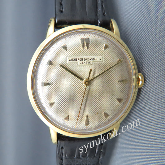 VACHERON CONSTANTIN Ref.4782 ギョーシェダイヤルYG製手巻モデル Ｃａｌ・１００２／手巻 １９５０年代、ＯＨ済