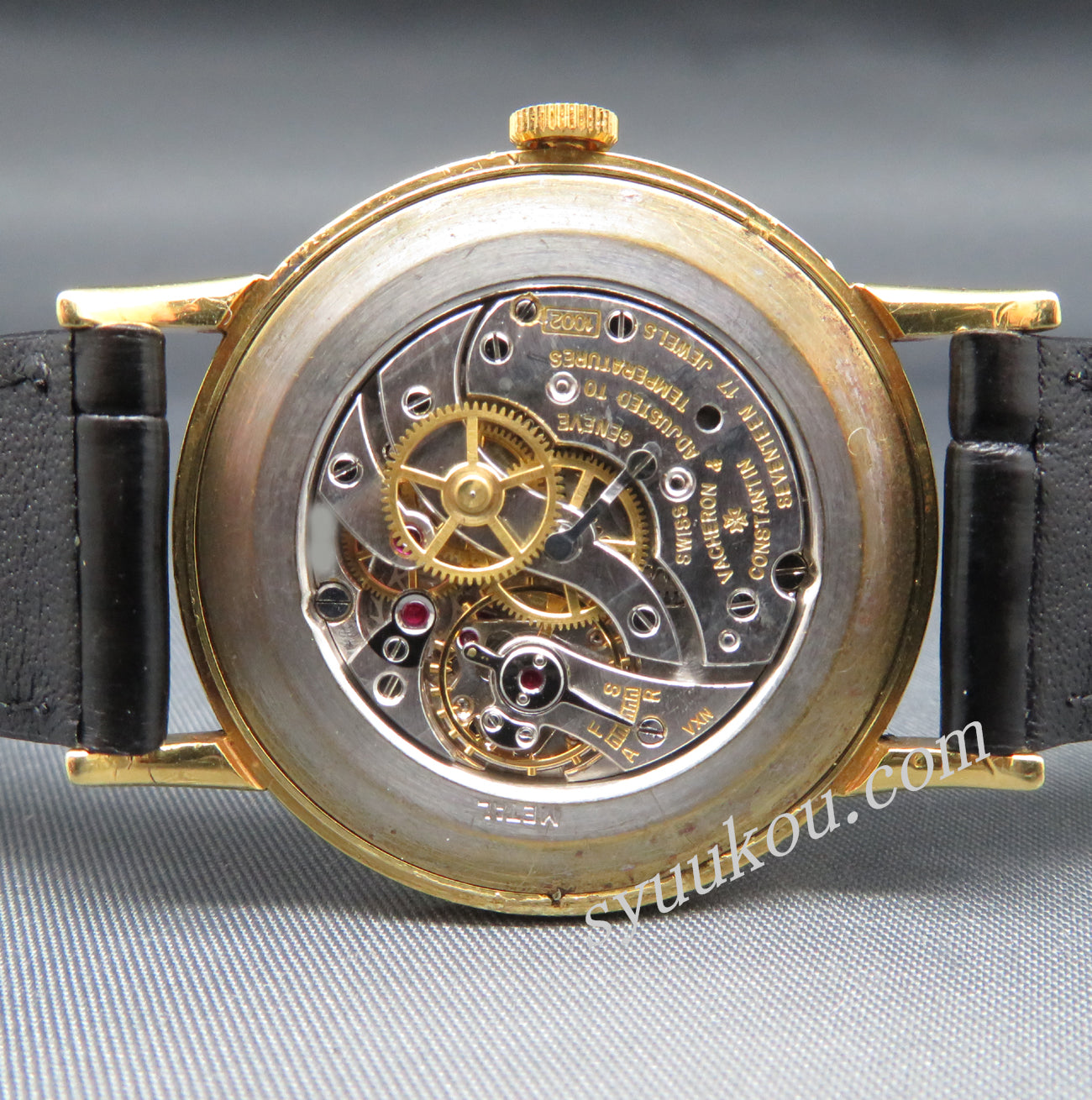 VACHERON CONSTANTIN Ref.4782 ギョーシェダイヤルYG製手巻モデル Ｃａｌ・１００２／手巻 １９５０年代、ＯＨ済