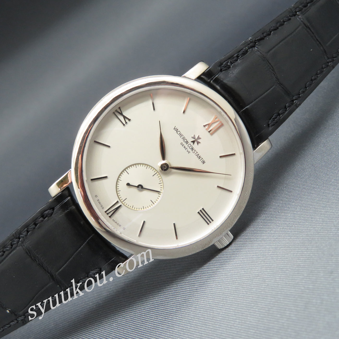 VACHERON CONSTANTIN パトリモニー WG製手巻モデル Ｃａｌ．１４００／手巻 ＯＨ済、Ｋ１８ＷＧ聖純正尾錠付