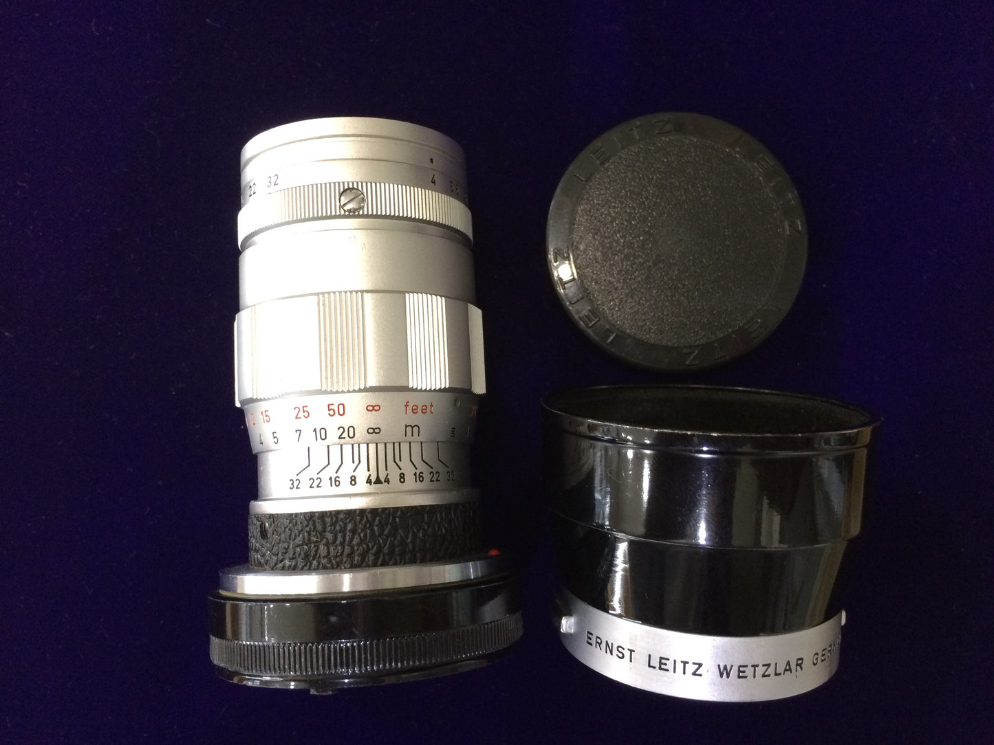 Leica Elmar-M 90mm／F4.0 12575付 209万台・65年 'Triplet'