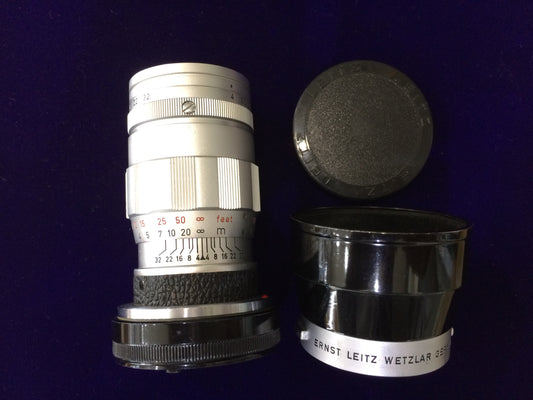 Leica Elmar-M 90mm／F4.0 12575付 209万台・65年 'Triplet'