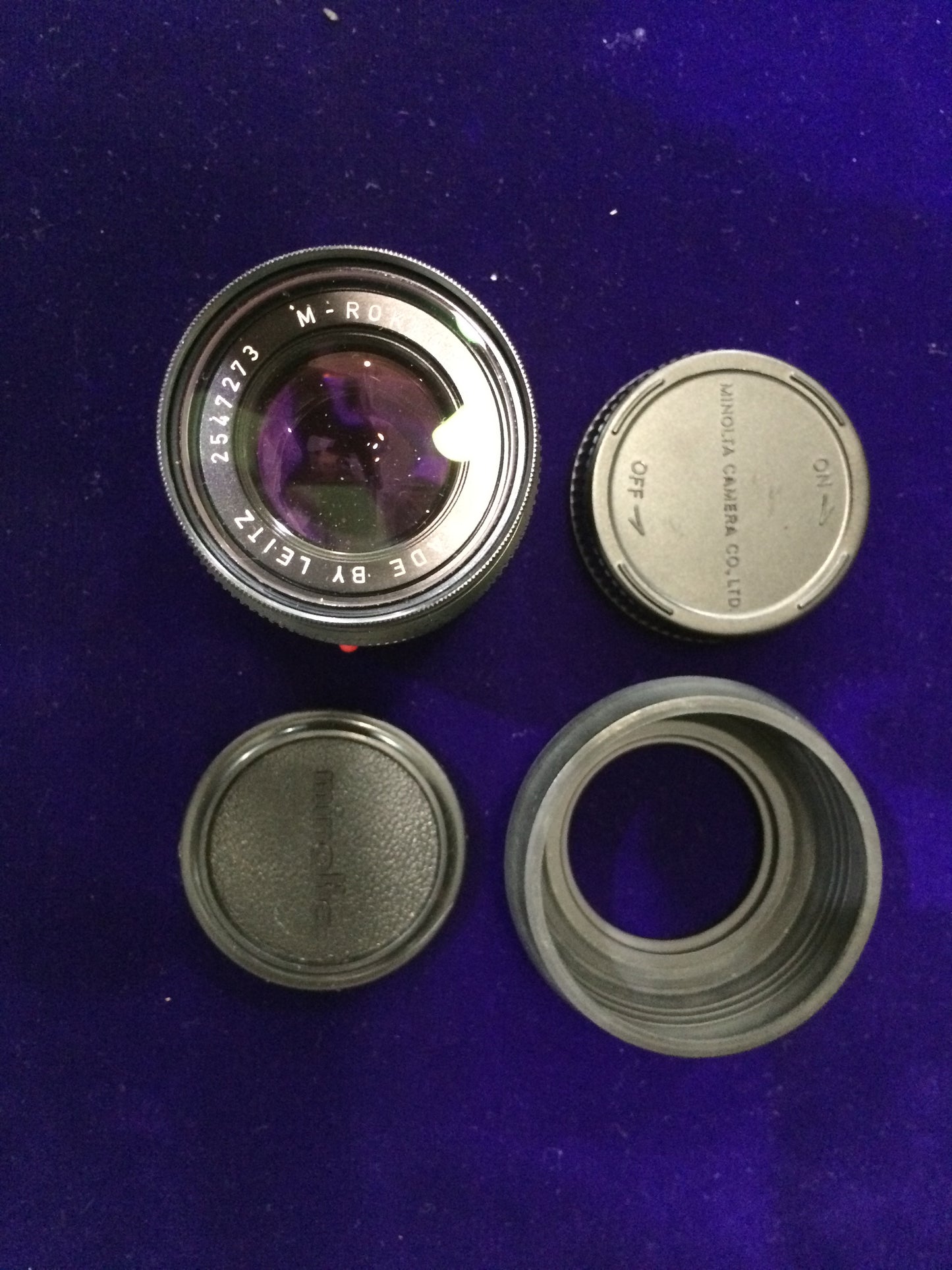 MINOLTA M ROKKOR 90mm／F4.0 傾斜カム CL用 クモリ有 保証無し