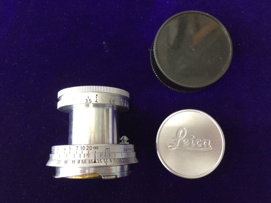 Leica Elmar-M 50mm／F3.5 114万台 1954年 整備済 加工痕有り