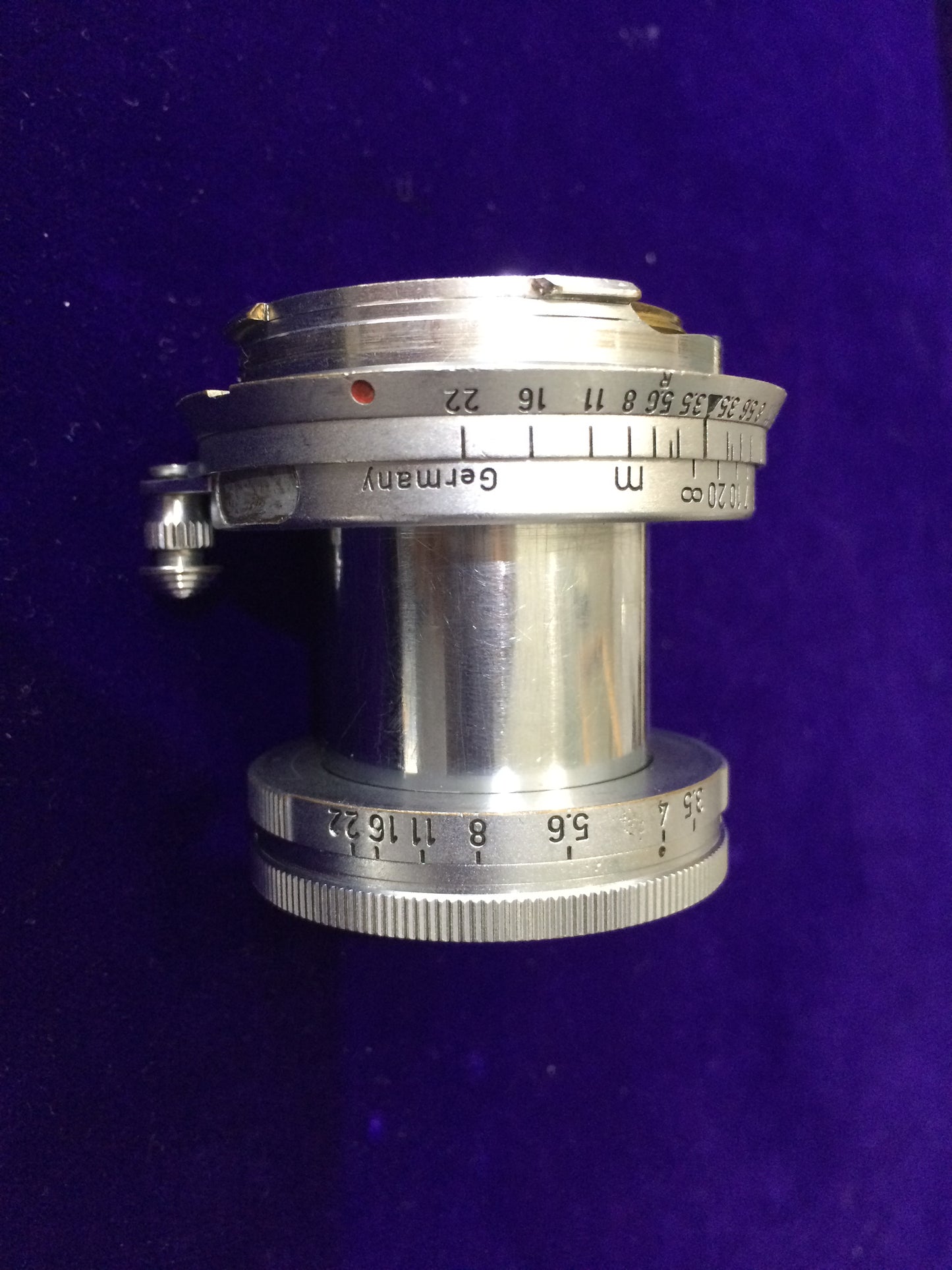 Leica Elmar-M 50mm／F3.5 114万台 1954年 整備済 加工痕有り