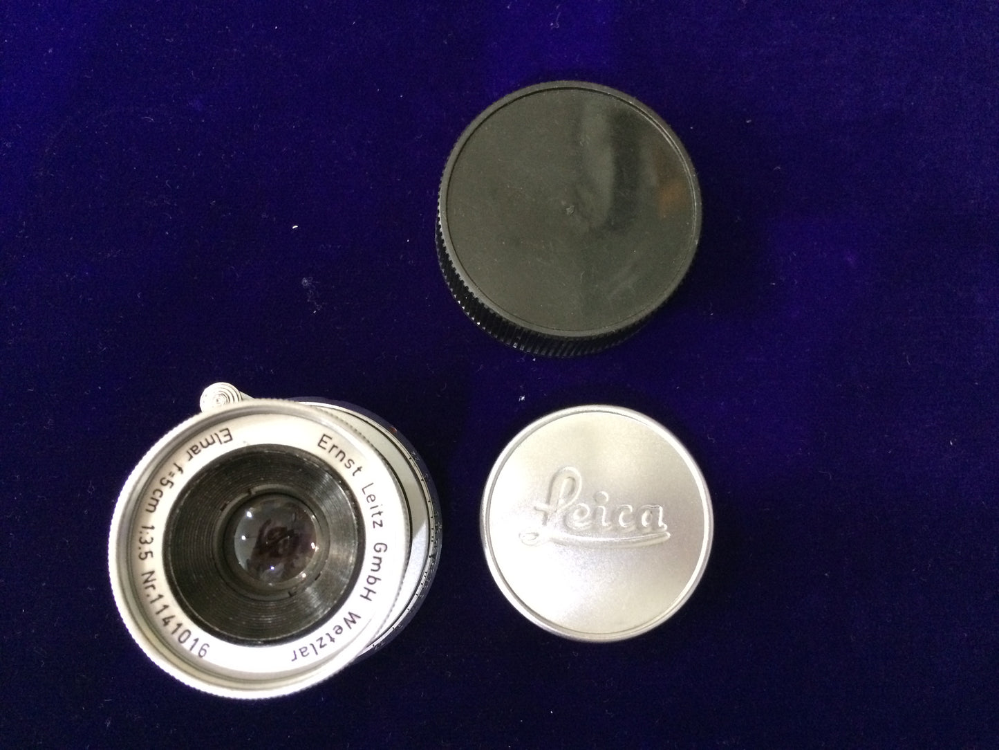Leica Elmar-M 50mm／F3.5 114万台 1954年 整備済 加工痕有り