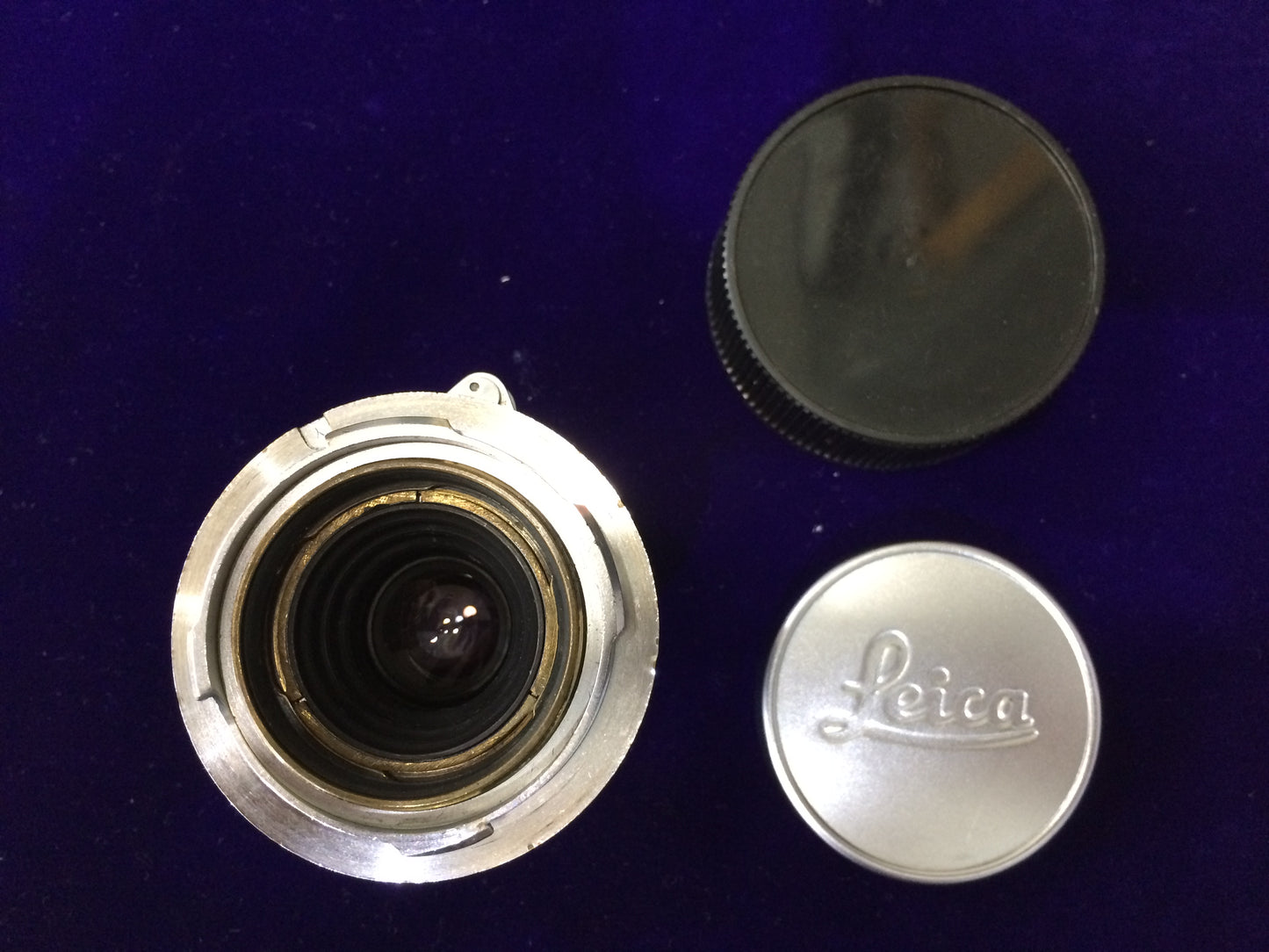 Leica Elmar-M 50mm／F3.5 114万台 1954年 整備済 加工痕有り